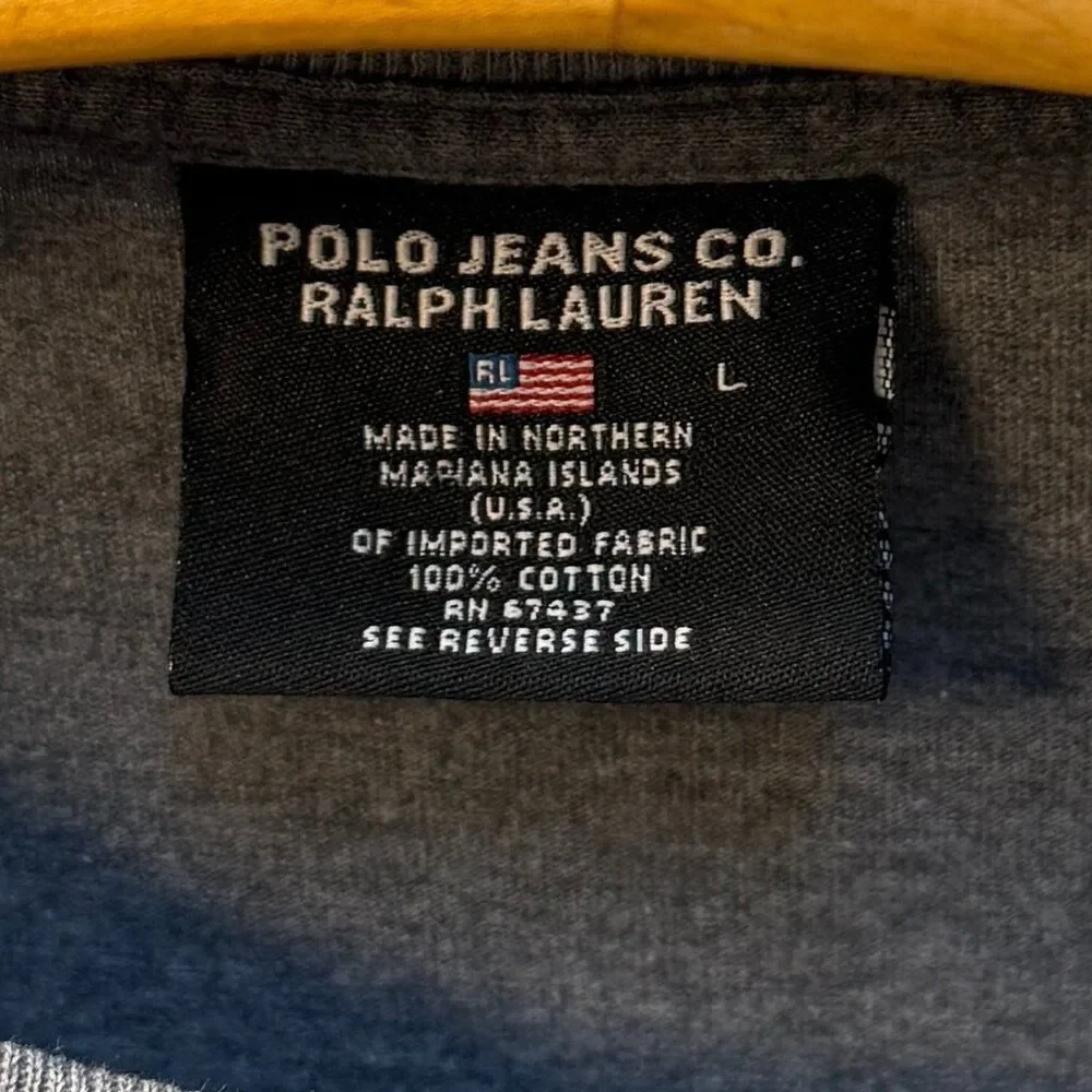 Vintage Polo Jeans Company Ralph Lauren 2001 Long Sleeve Shirt Size Large